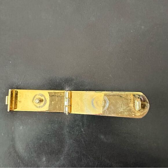 Gucci black leather web accent and gold GG lock shoulder - Picture 14 of 16